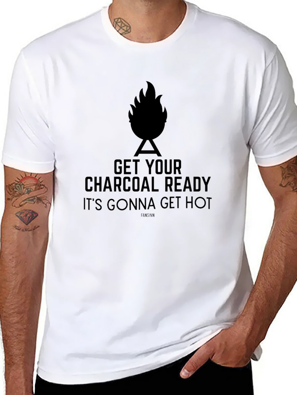 Get Your Charcoal Ready T-Shirt BBQ Grill Master Funny product image 5