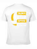 Volleyball Bump Set Spike Repeat Graphic T-Shirt product image 1