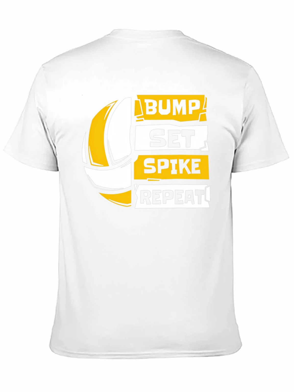 Volleyball Bump Set Spike Repeat Graphic T-Shirt product image 1