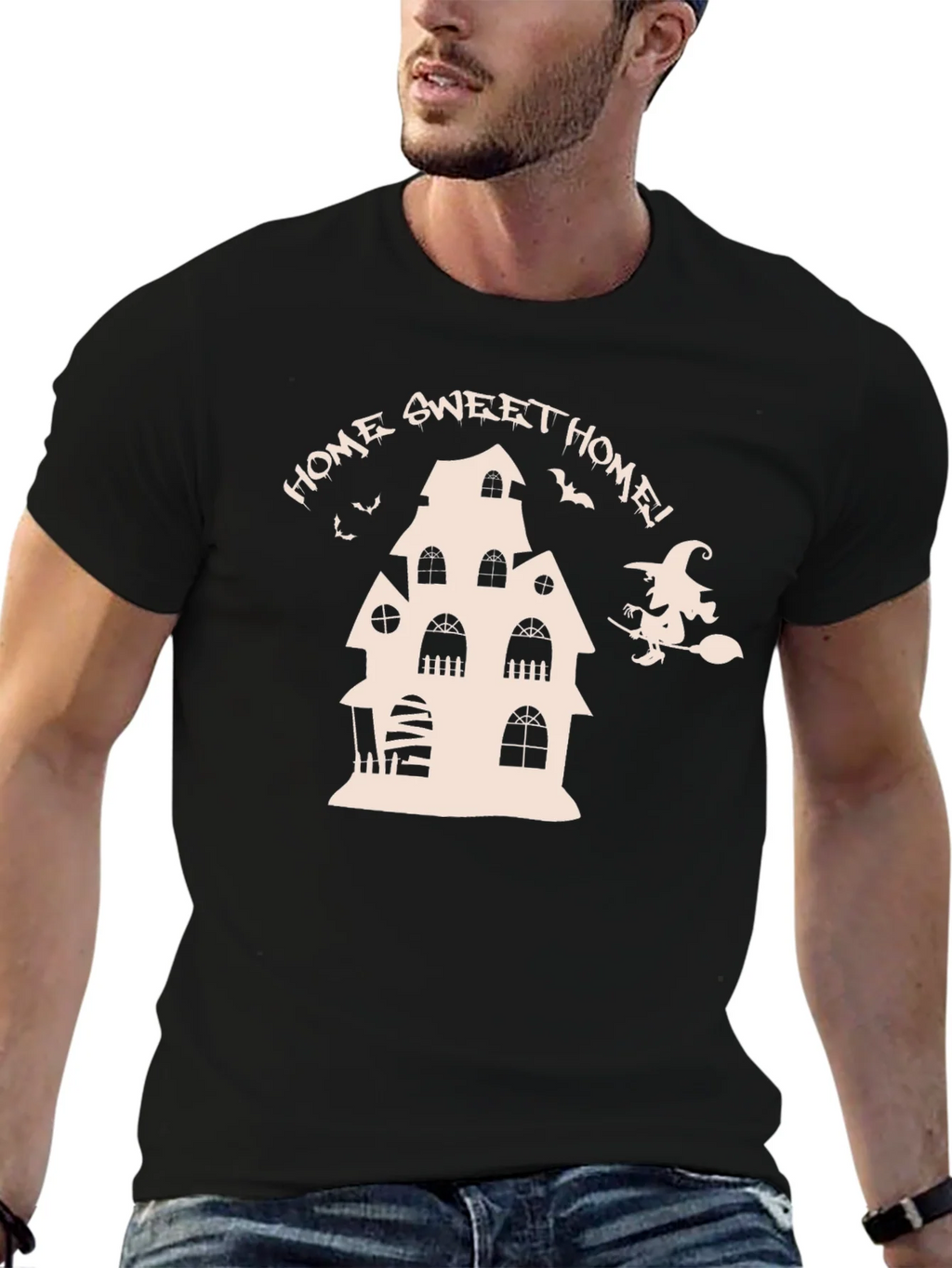 Halloween Home Sweet Black T-Shirt product image 6