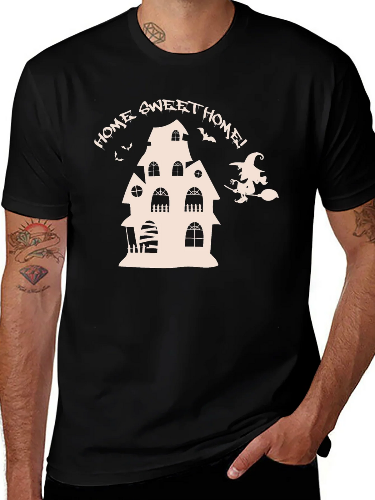 Halloween Home Sweet Black T-Shirt product image 1