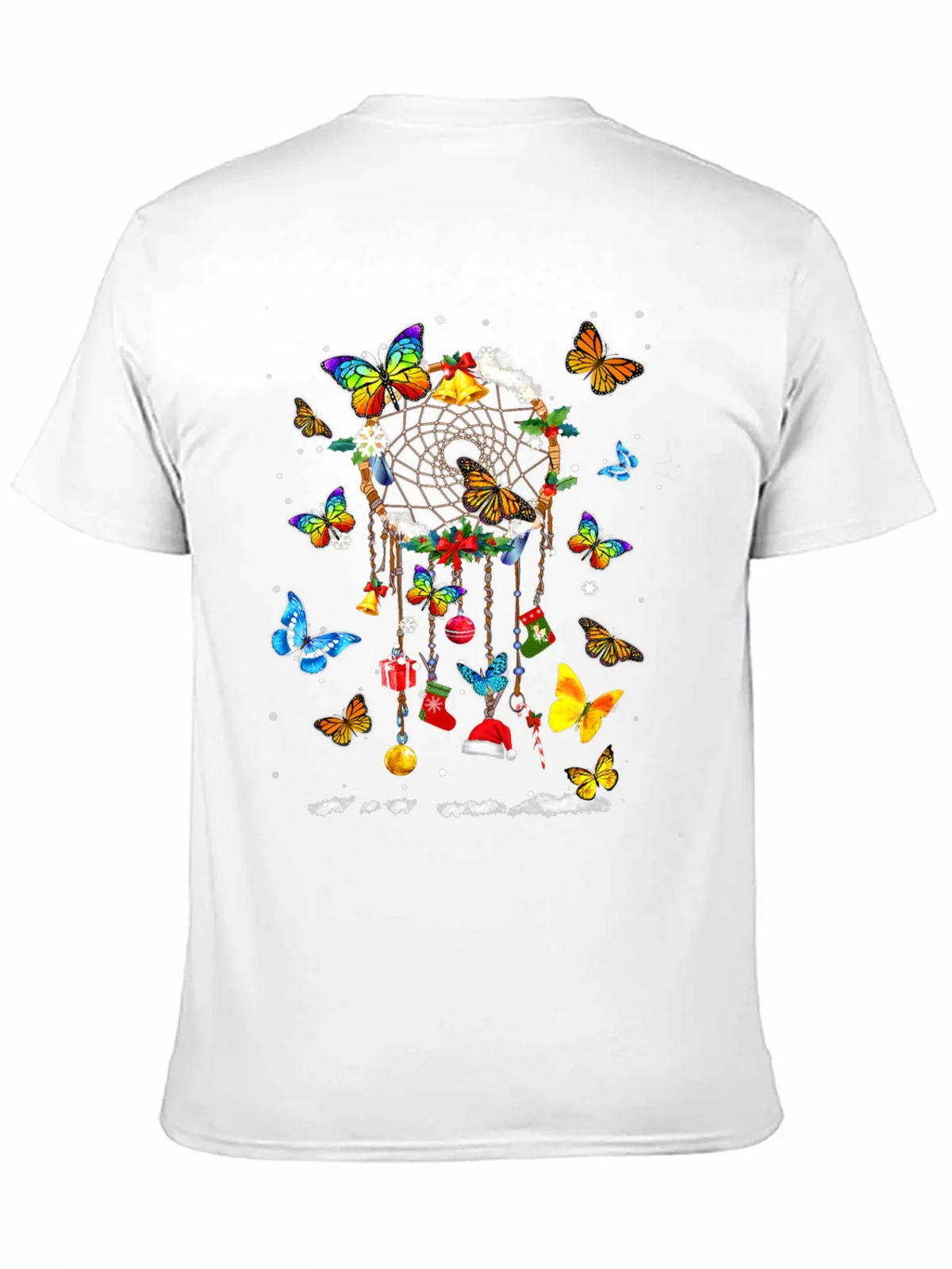 Butterfly Dreamcatcher Christmas Graphic Tee product image 8
