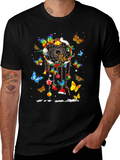 Butterfly Dreamcatcher Christmas Graphic Tee product image 1