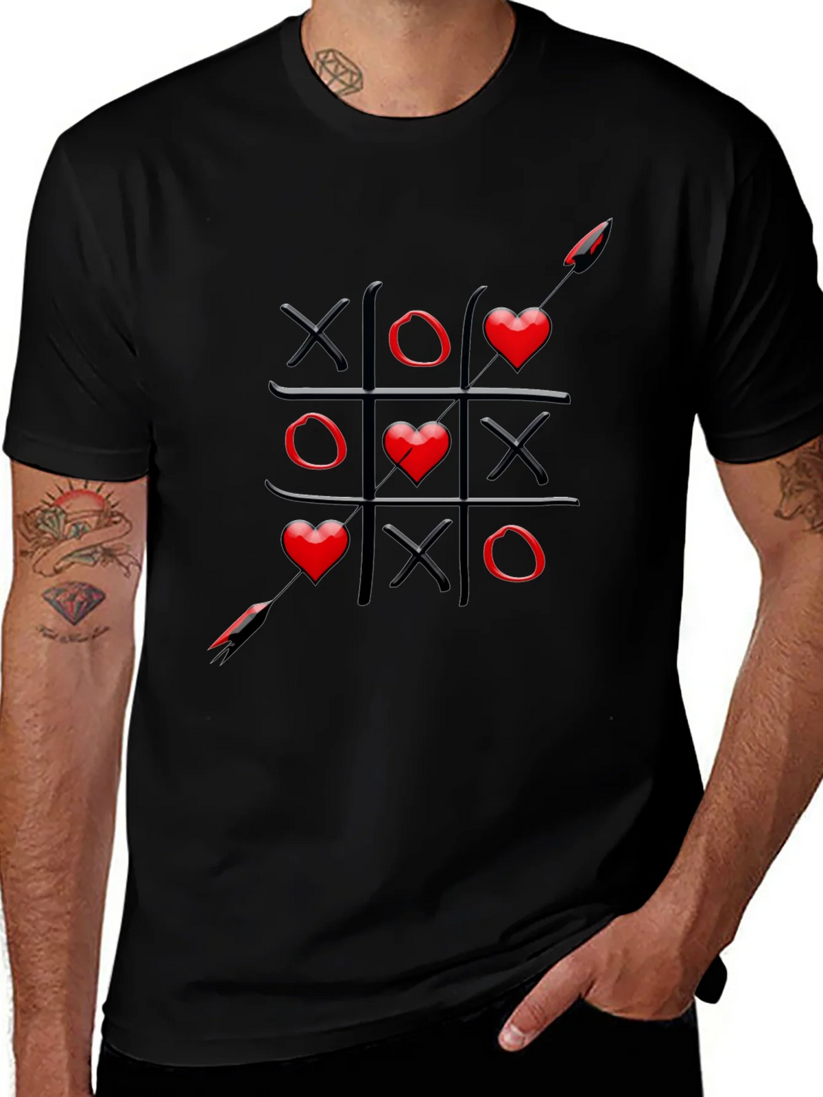 Tic-Tac-Toe Love Wins T-Shirt product image 1