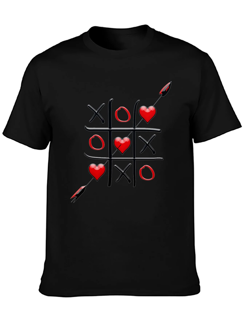 Tic-Tac-Toe Love Wins T-Shirt product image 3
