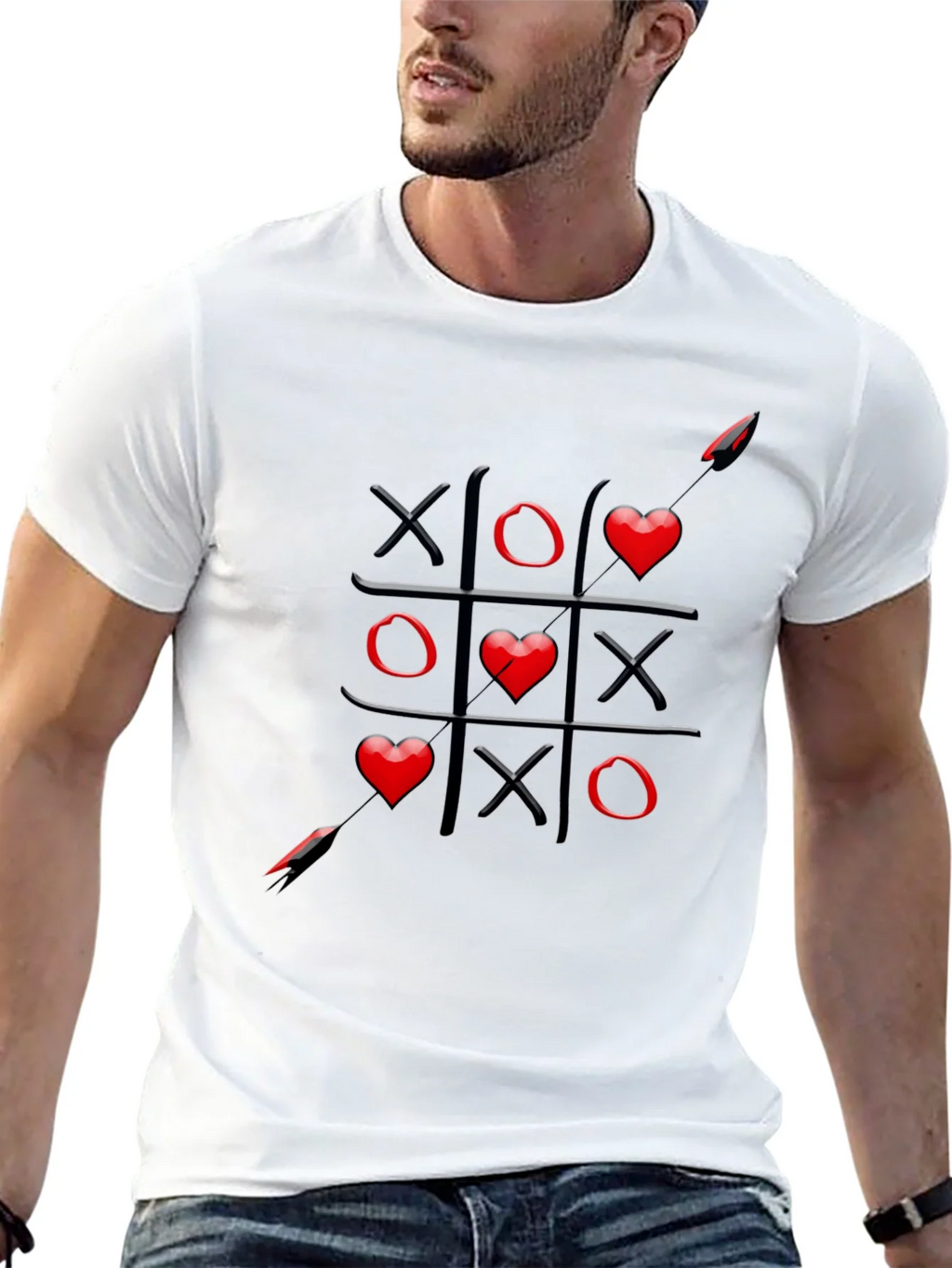 Tic-Tac-Toe Love Wins T-Shirt product image 11