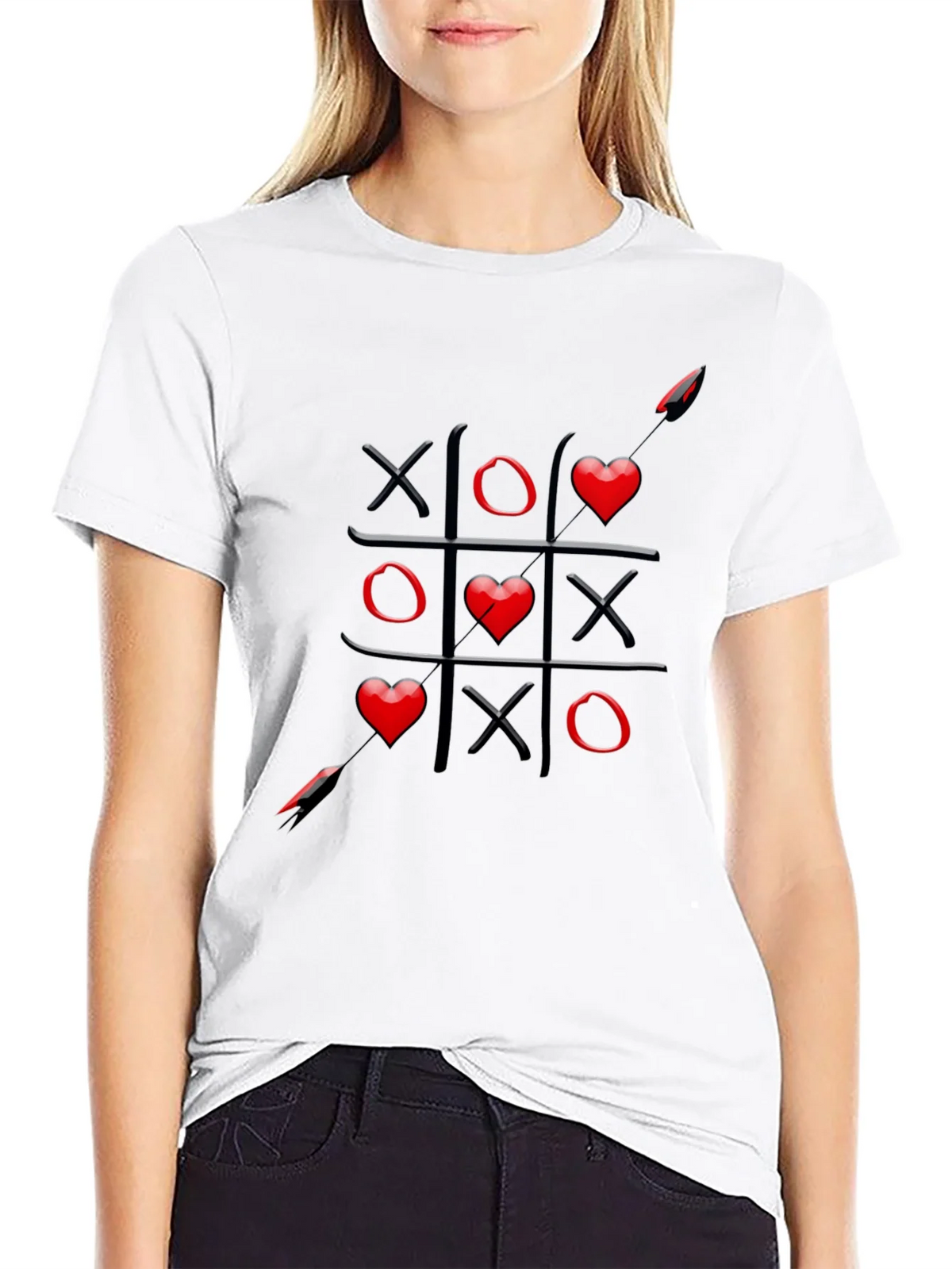 Tic-Tac-Toe Love Wins T-Shirt product image 8