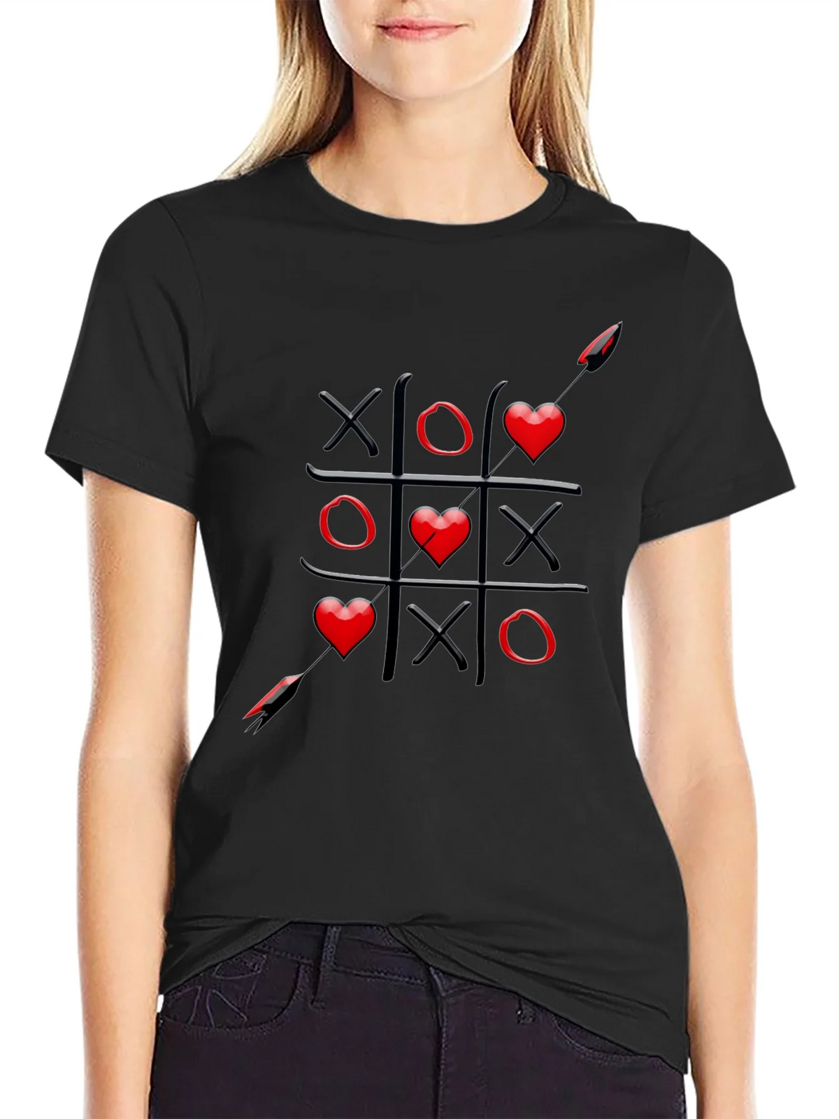 Tic-Tac-Toe Love Wins T-Shirt product image 2