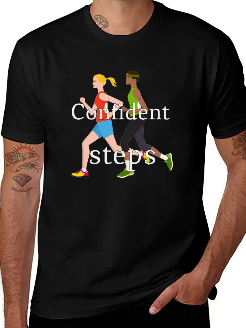 Confident Steps Graphic T-Shirt product image 1