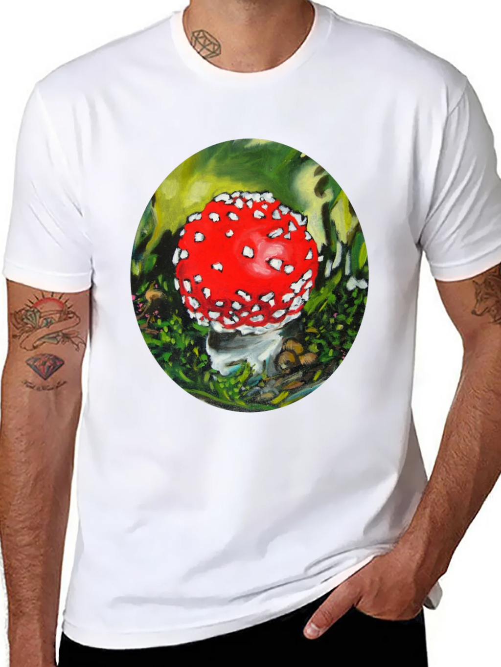 Mushroom T-Shirt - Funky Fungi Design product image 7