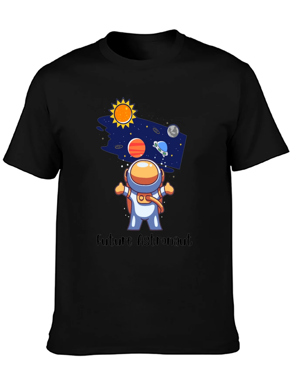 Future Astronaut Black Graphic Tee product image 3