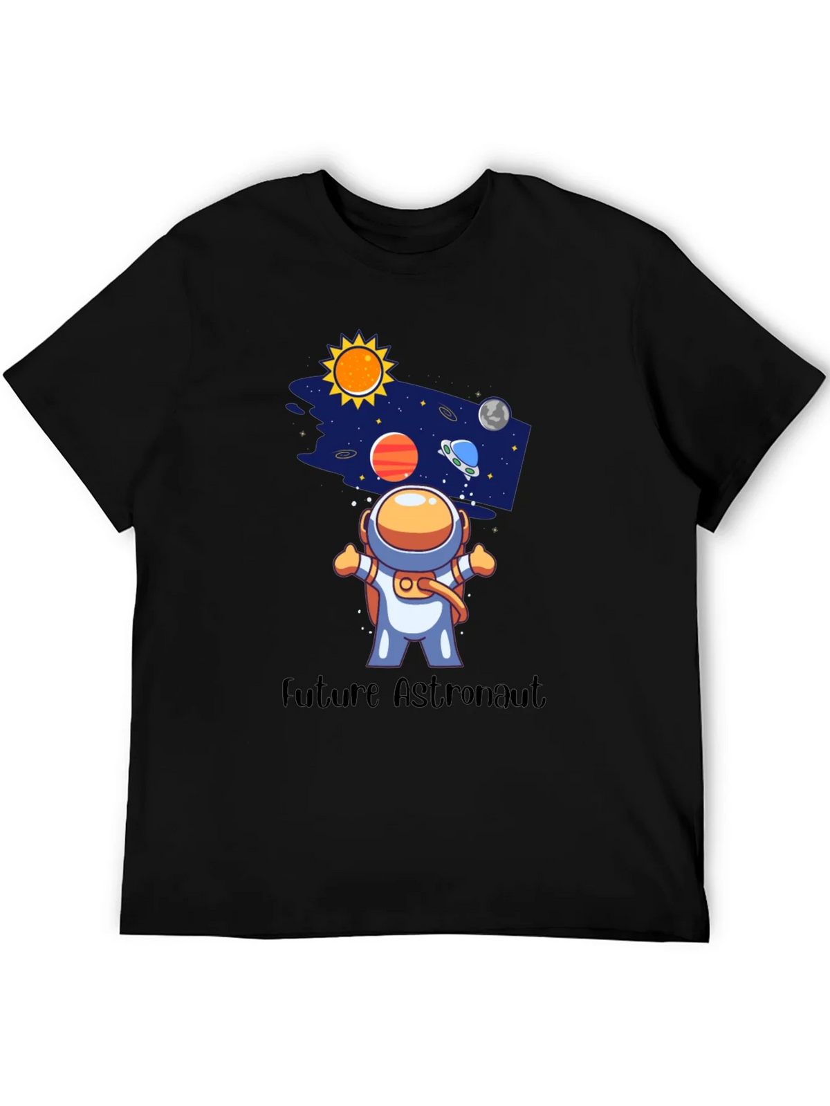 Future Astronaut Black Graphic Tee product image 5