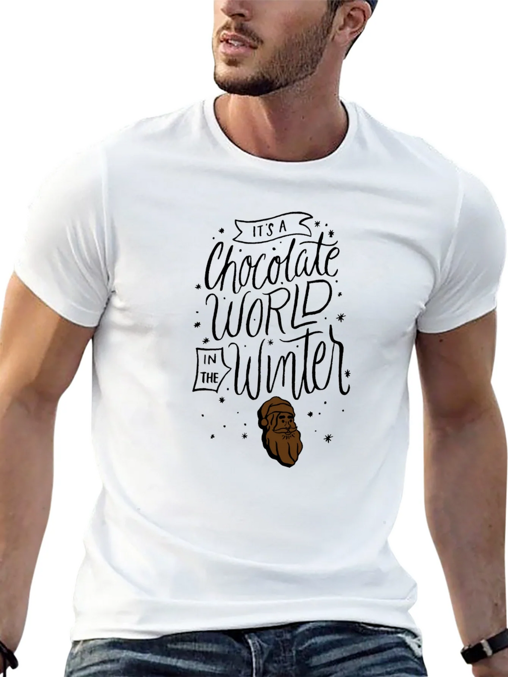 Chocolate World Winter Graphic Tee - Black product image 12