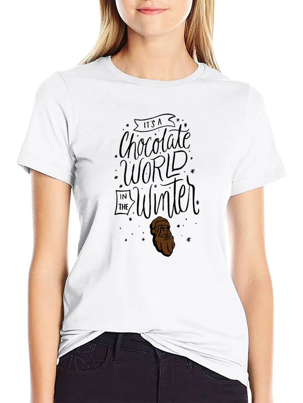 Chocolate World Winter Graphic Tee - Black product image 8