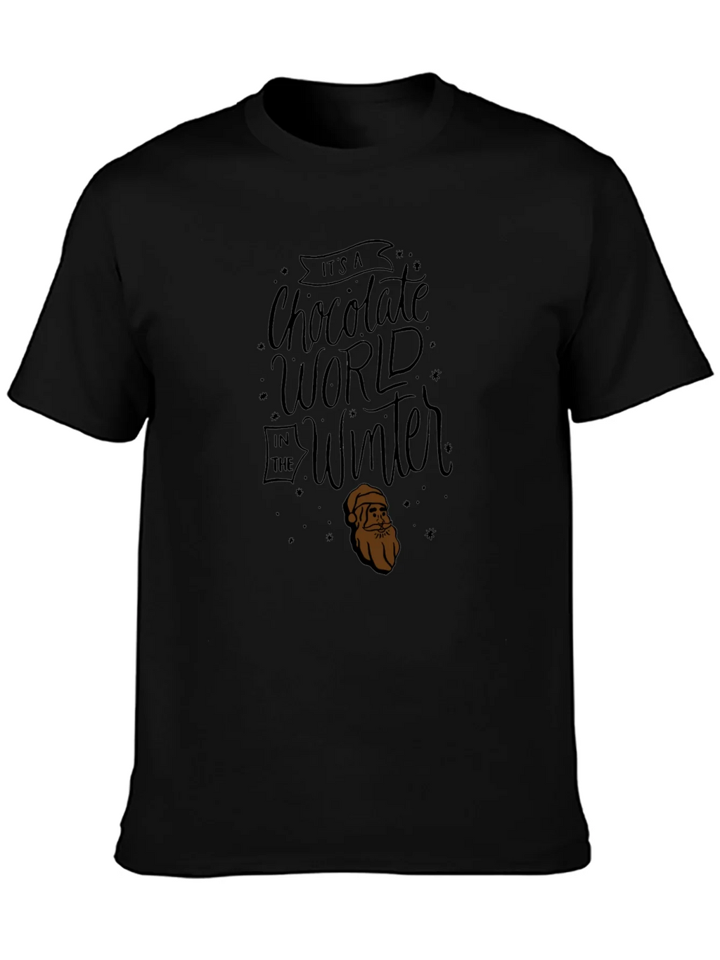 Chocolate World Winter Graphic Tee - Black product image 3