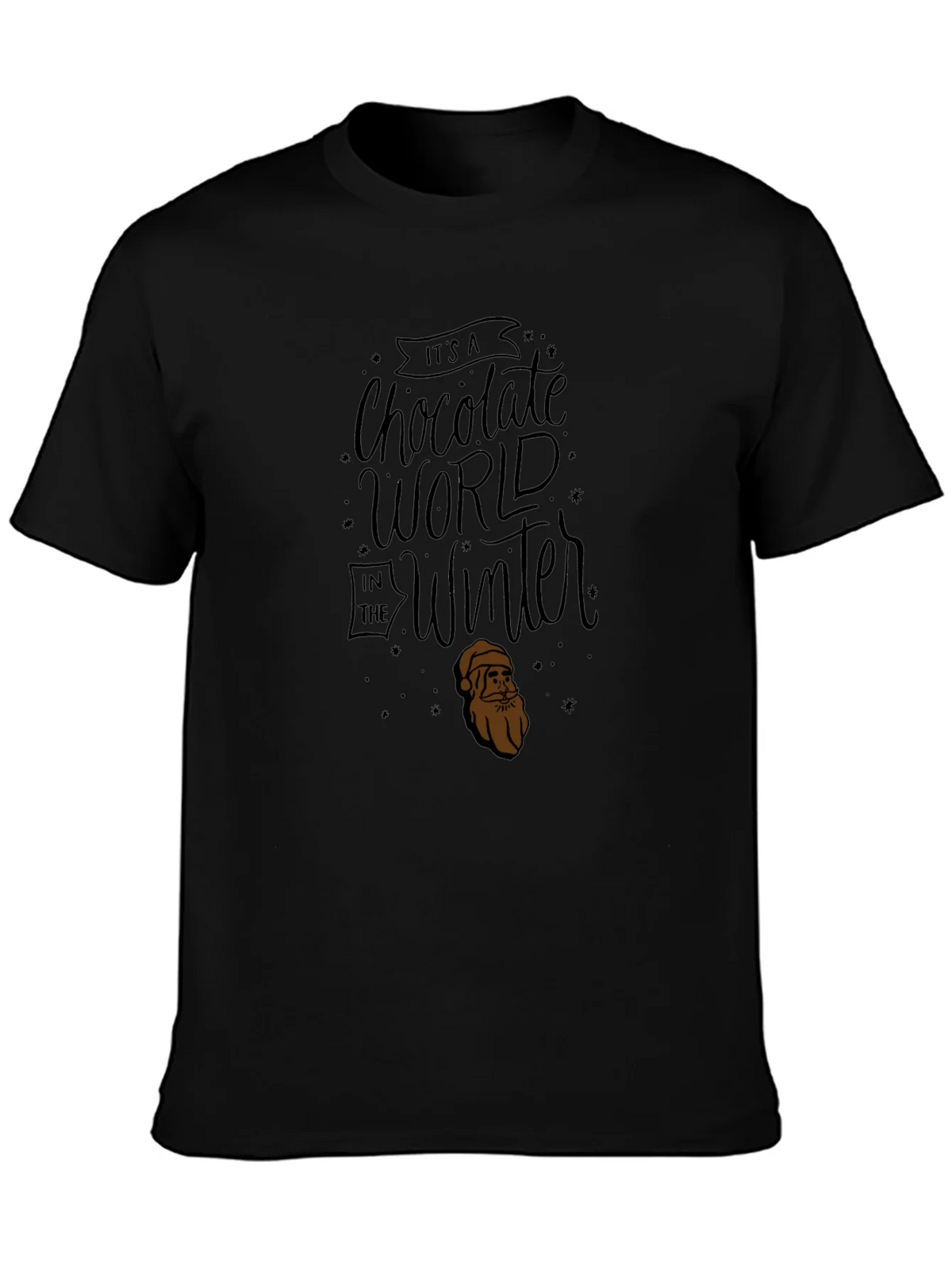 Chocolate World Winter Graphic Tee - Black product image 3