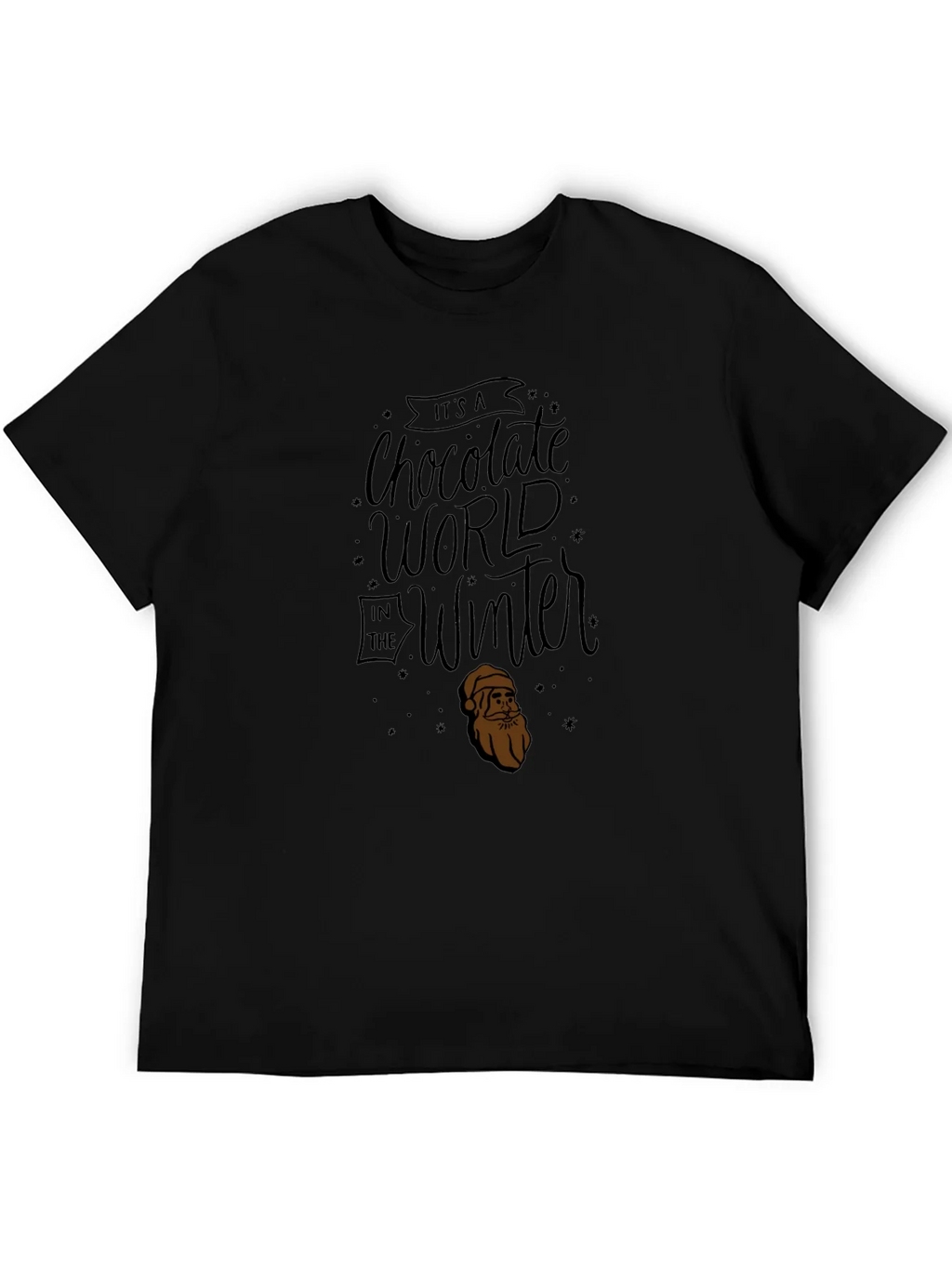 Chocolate World Winter Graphic Tee - Black product image 5