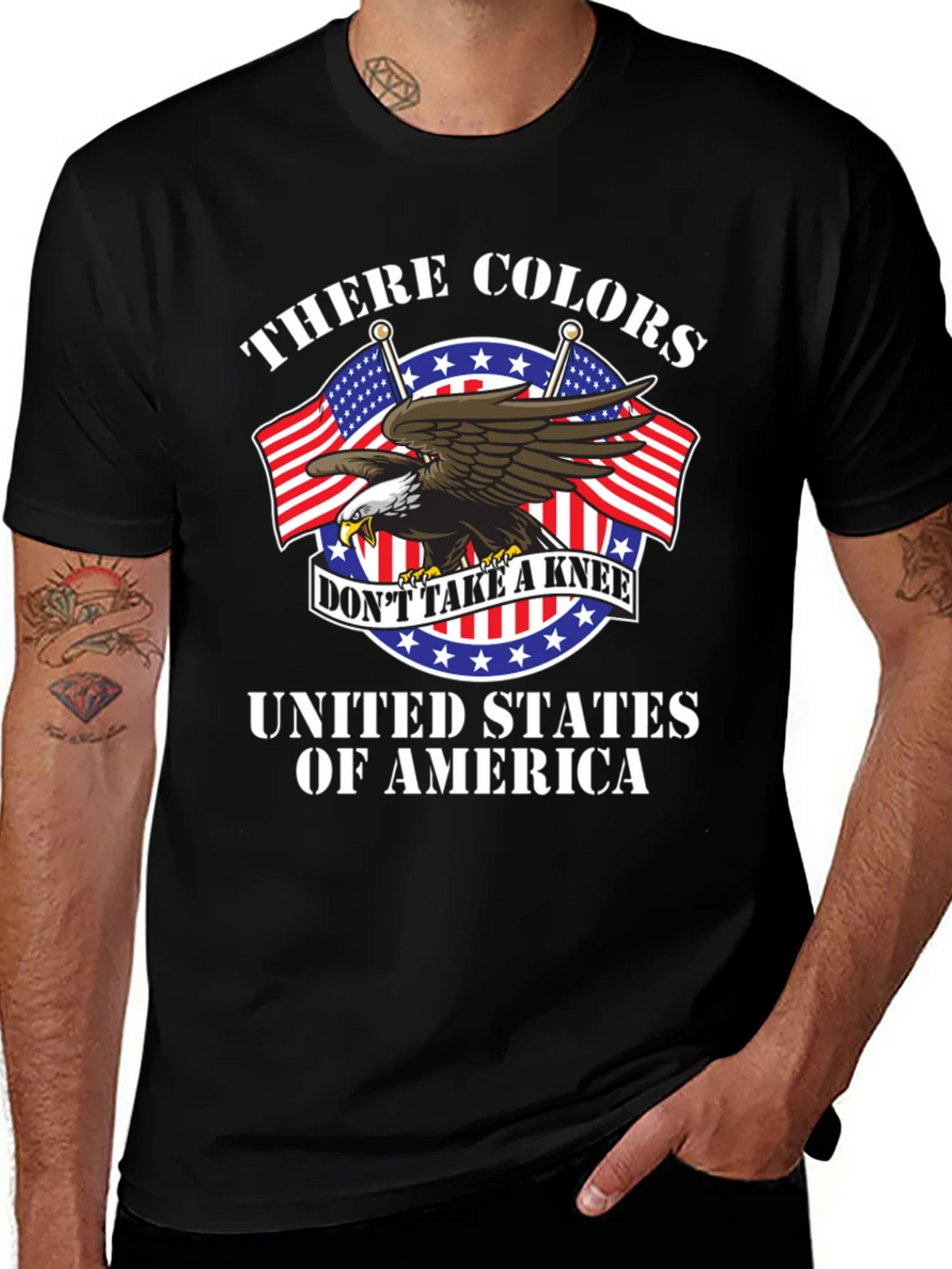 Patriotic Eagle USA Colors T-Shirt product image 1