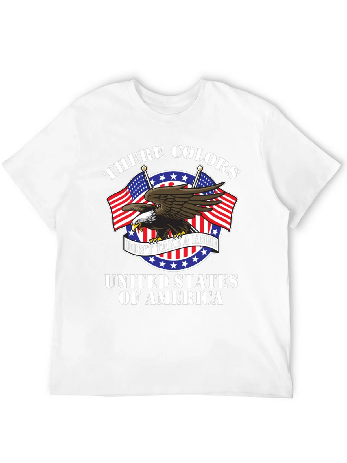 Patriotic Eagle USA Colors T-Shirt product image 4