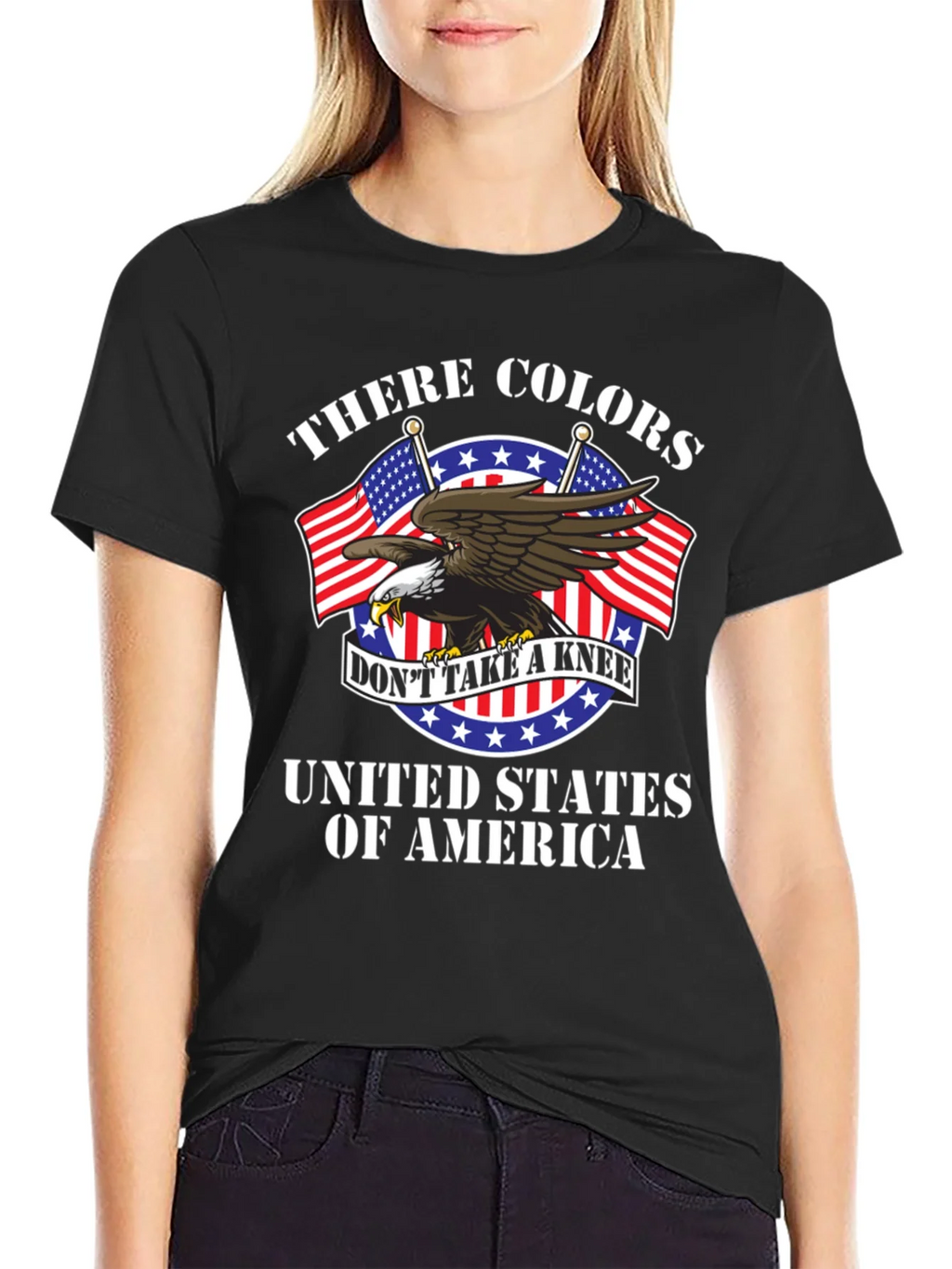 Patriotic Eagle USA Colors T-Shirt product image 2