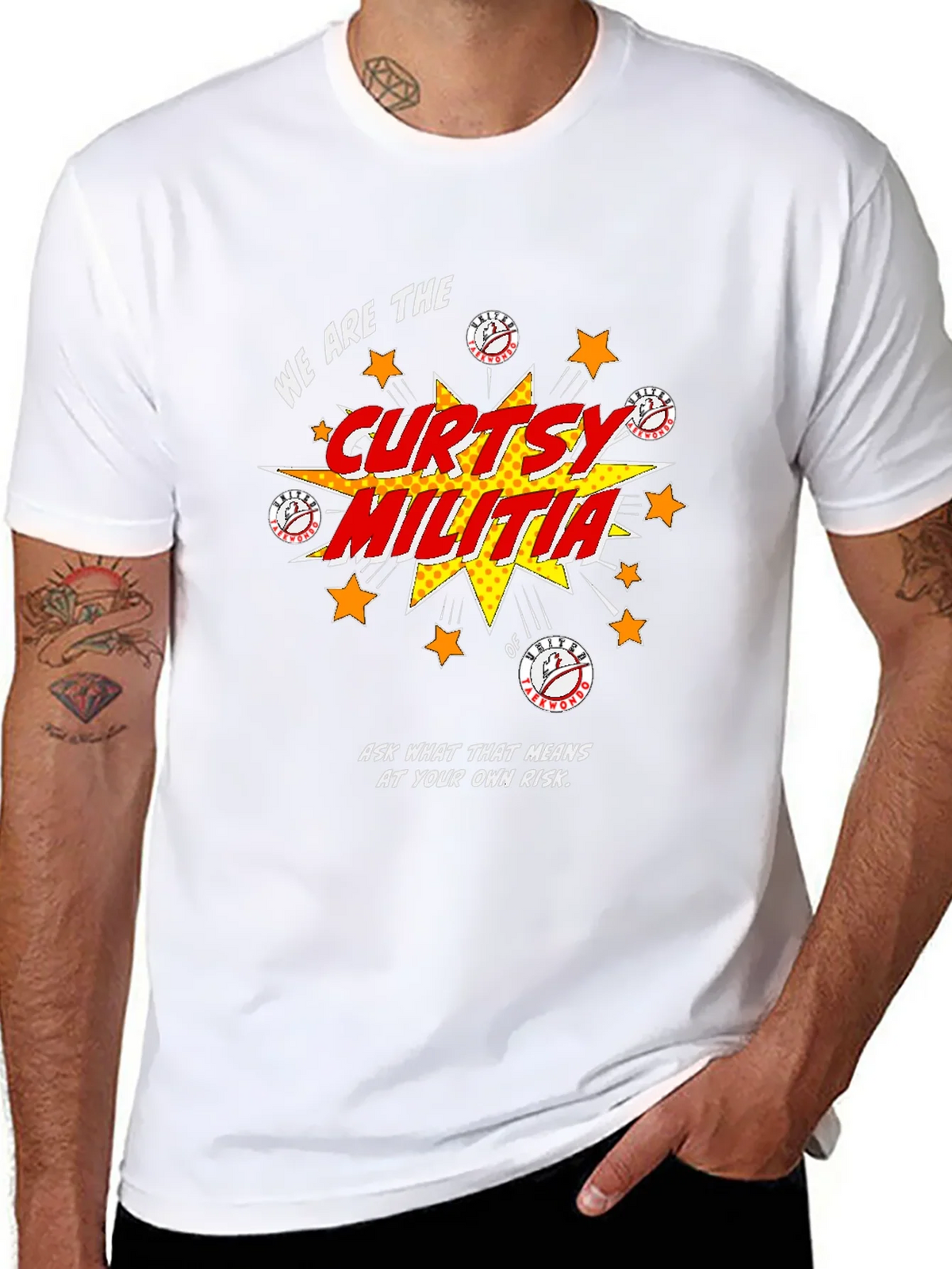 Curtsy Militia Graphic Tee - Soft Cotton Shirt product image 7