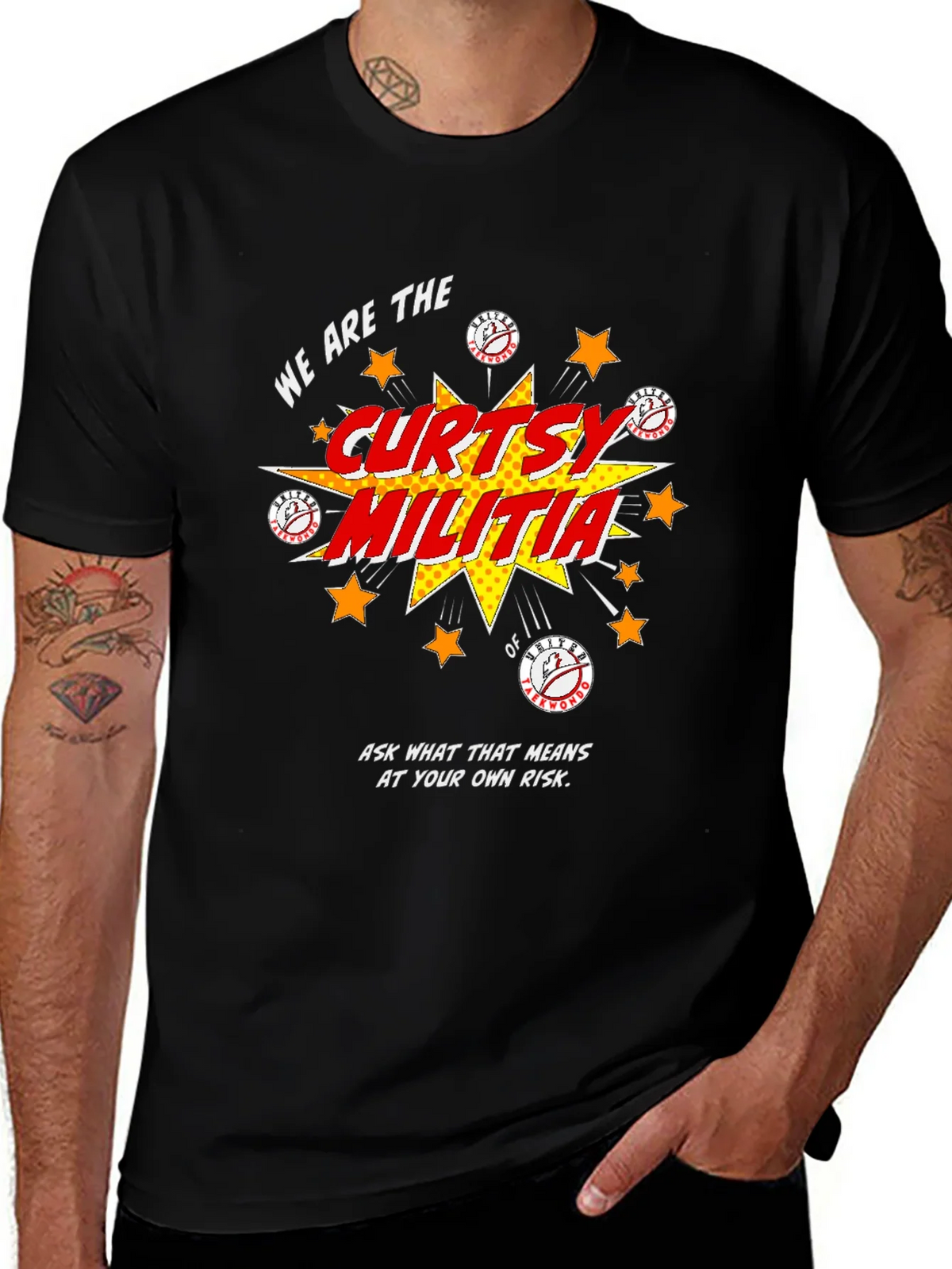 Curtsy Militia Graphic Tee - Soft Cotton Shirt product image 1