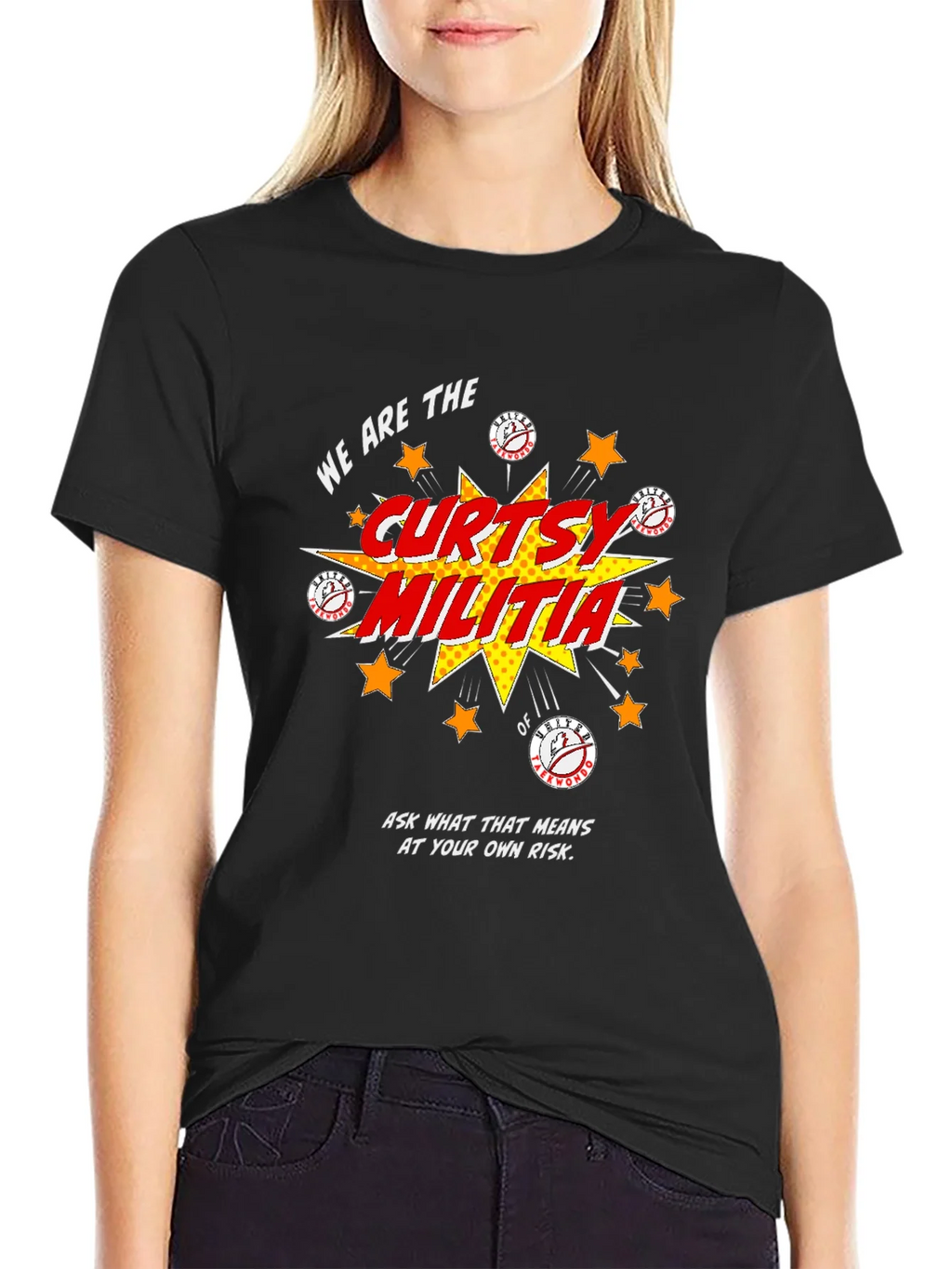 Curtsy Militia Graphic Tee - Soft Cotton Shirt product image 2