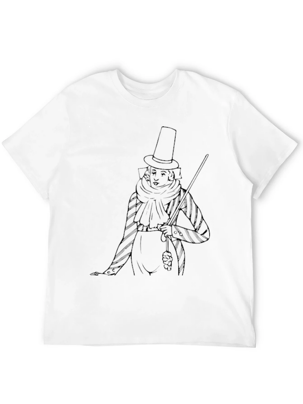 Top Hat Gentleman Graphic T-Shirt