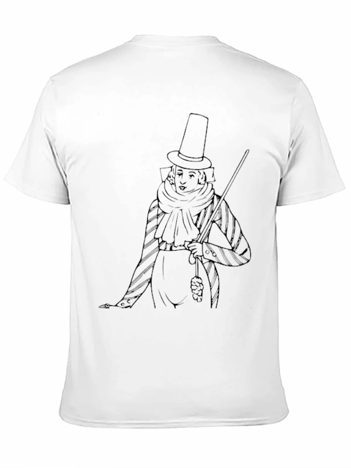 Top Hat Gentleman Graphic T-Shirt