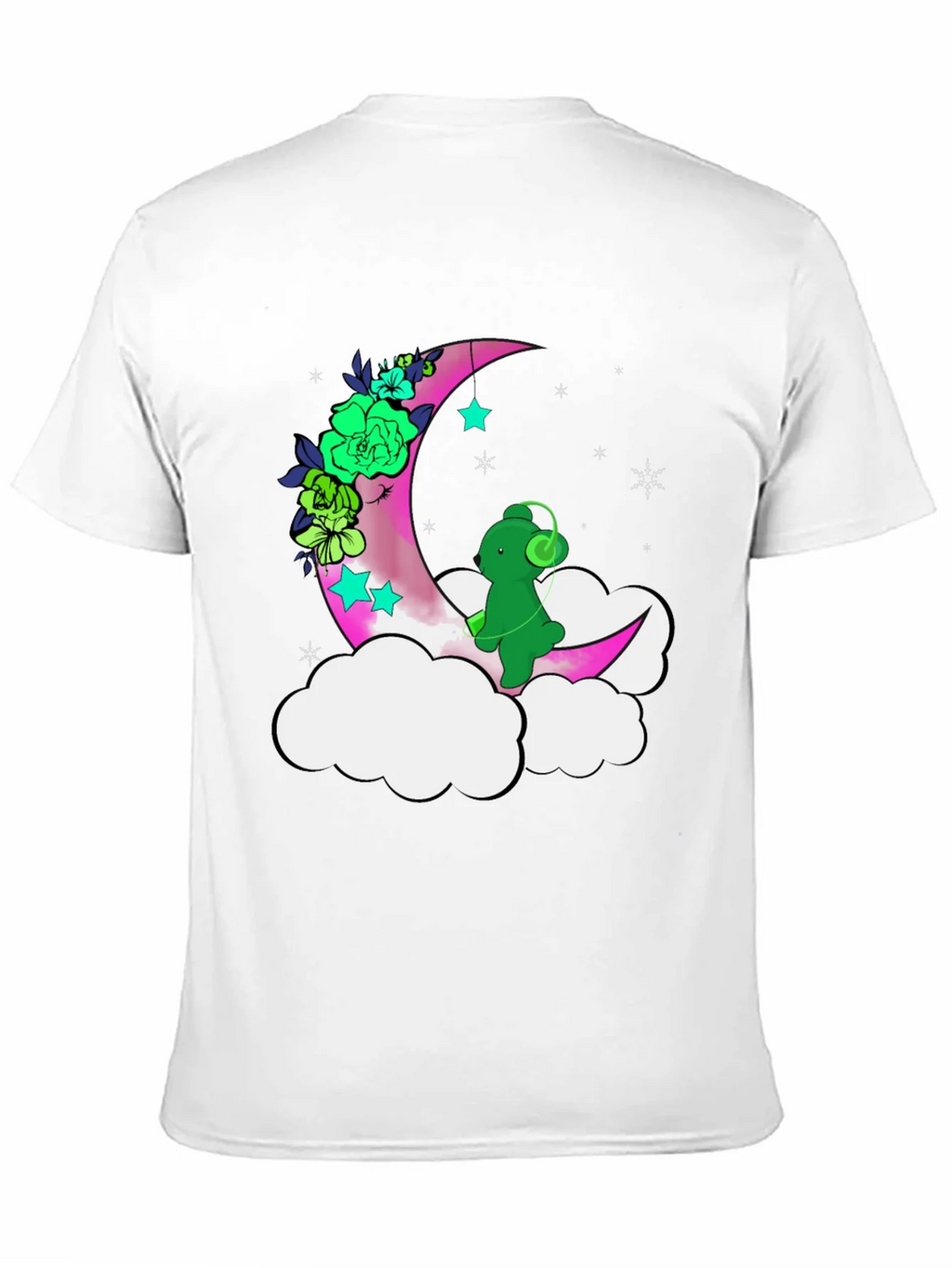Cute Moon Bear T-Shirt - Black product image 10