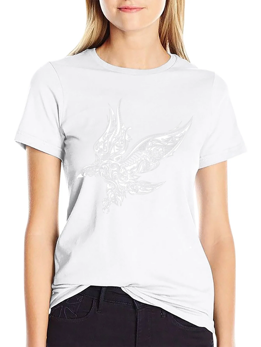 Black Eagle Print T-Shirt product image 8