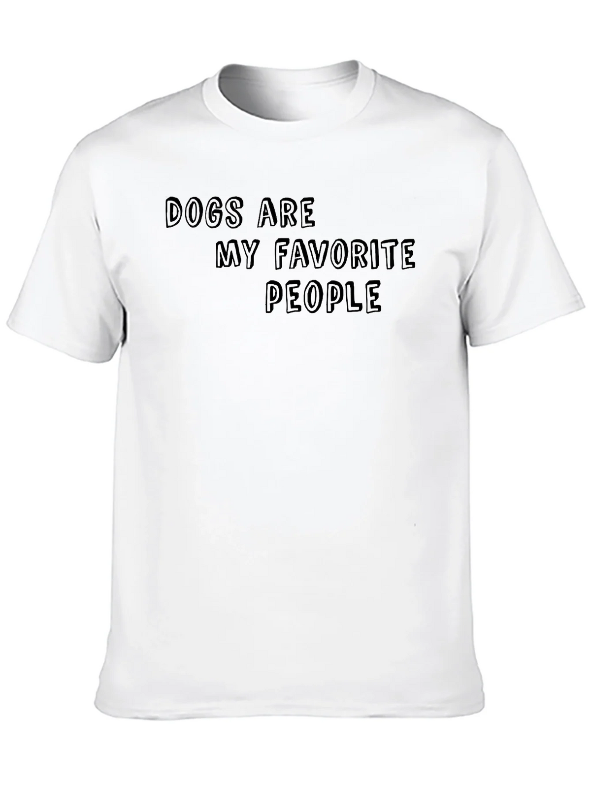 Dogs Are My Favorite People Black T-Shirt product image 9