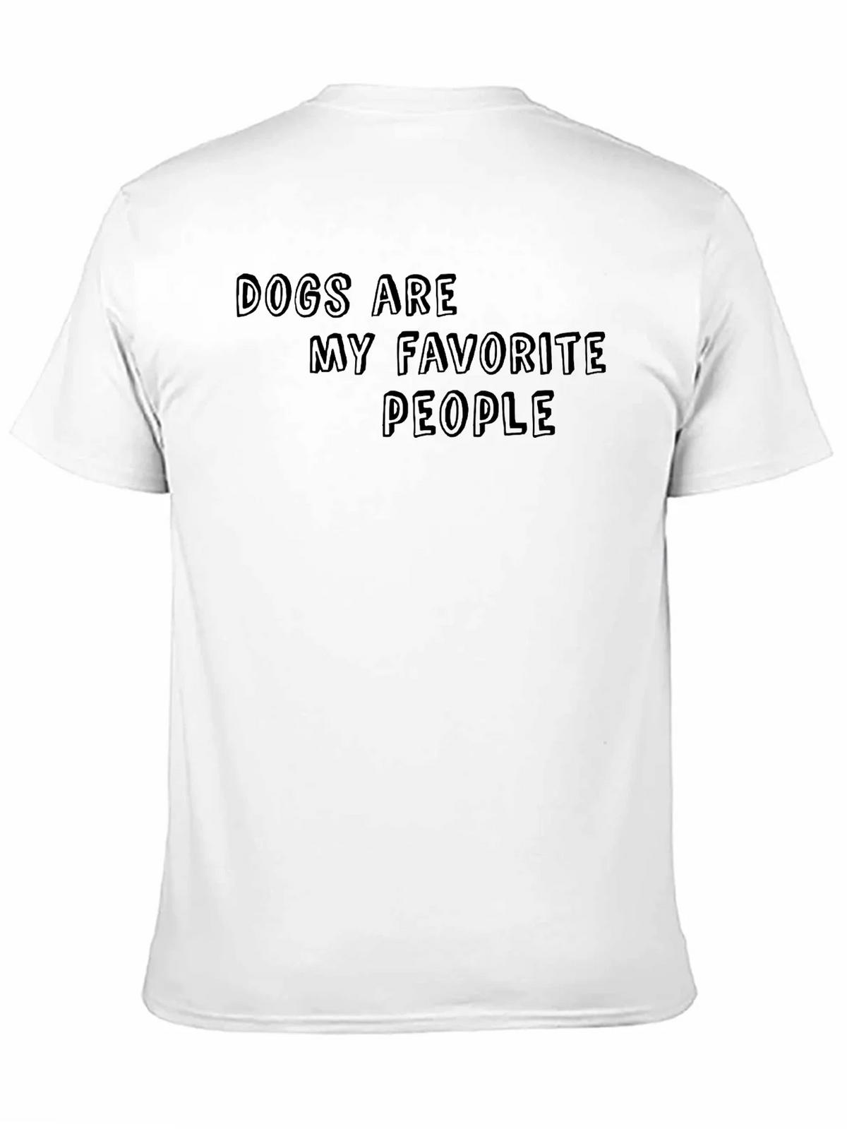 Dogs Are My Favorite People Black T-Shirt product image 10