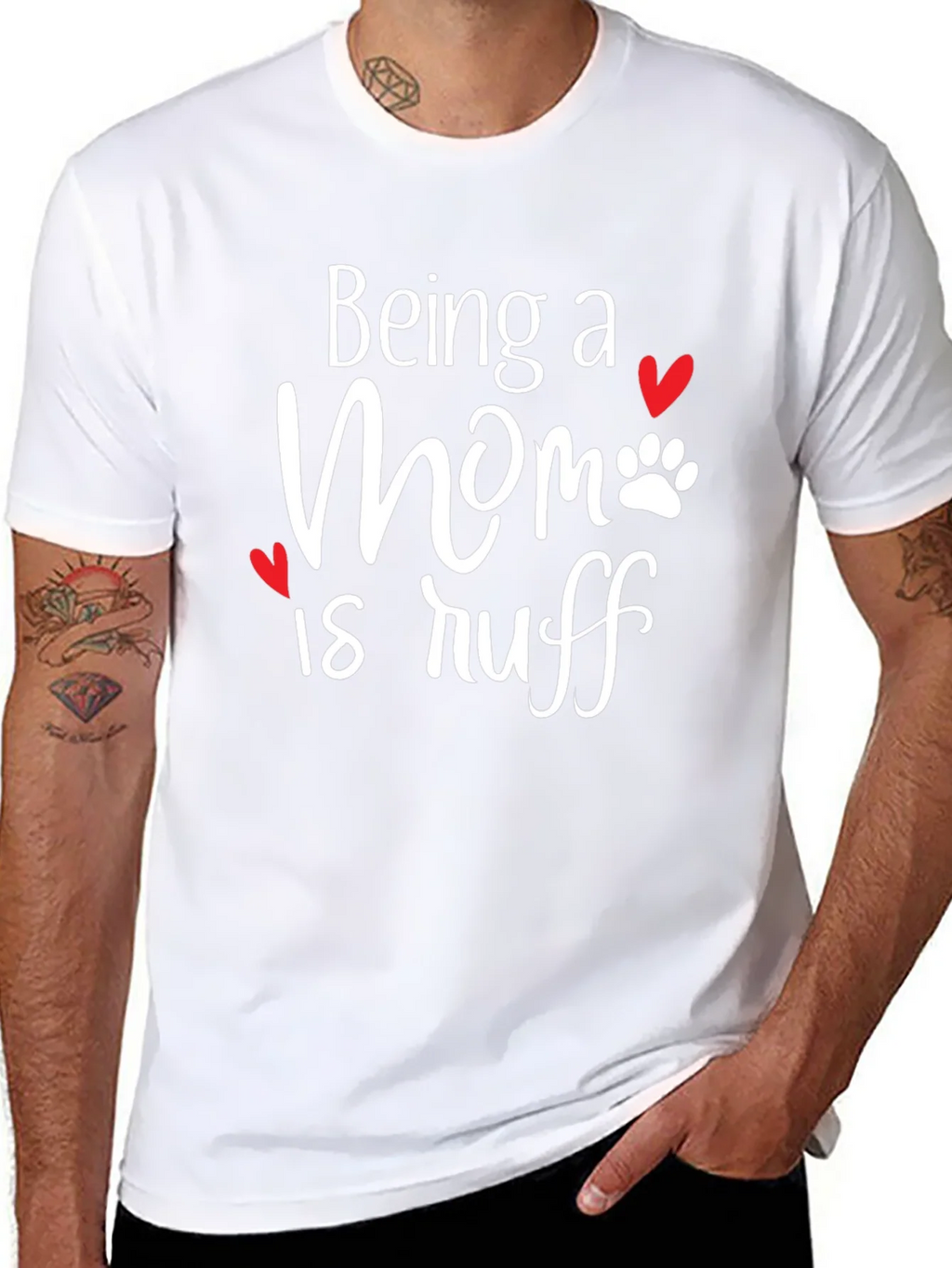 Being a Mom is Ruff T-Shirt product image 7