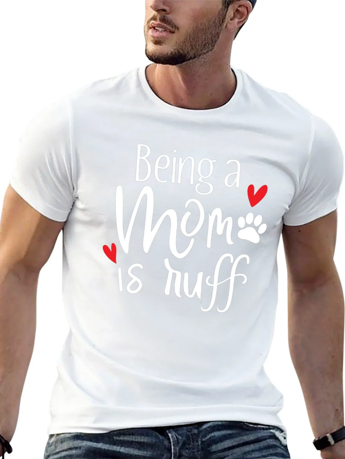 Being a Mom is Ruff T-Shirt product image 12