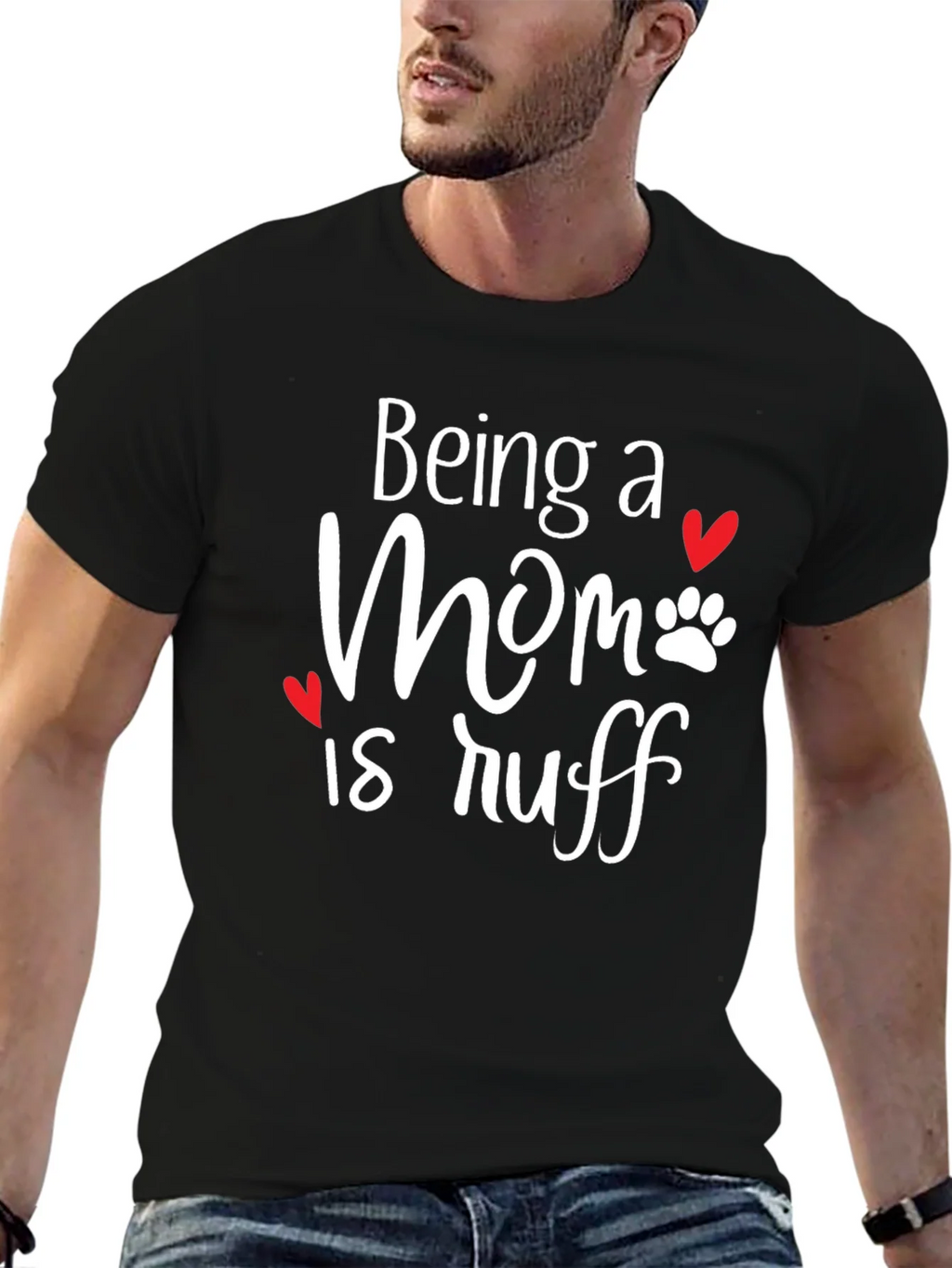 Being a Mom is Ruff T-Shirt product image 6