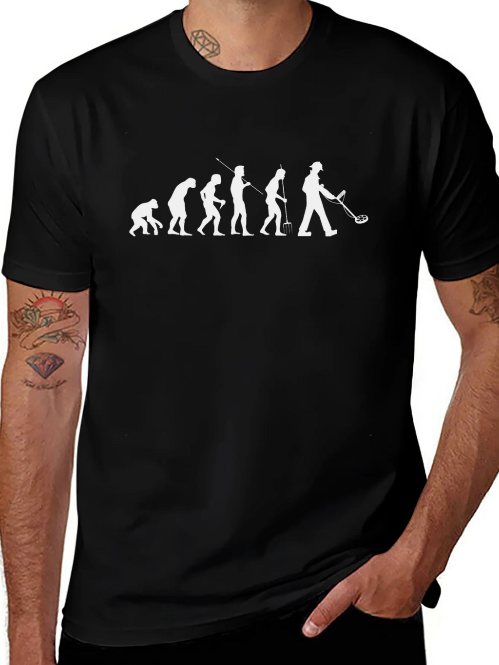 Evolution of Metal Detecting T-Shirt product image 1