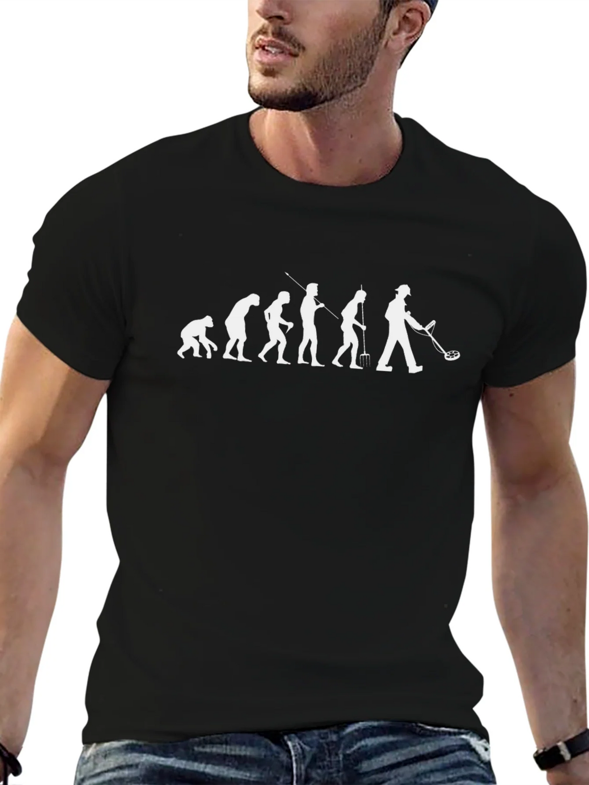 Evolution of Metal Detecting T-Shirt product image 6