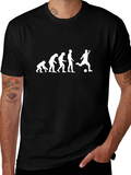 Soccer Evolution Graphic Tee - Black T-Shirt product image 1