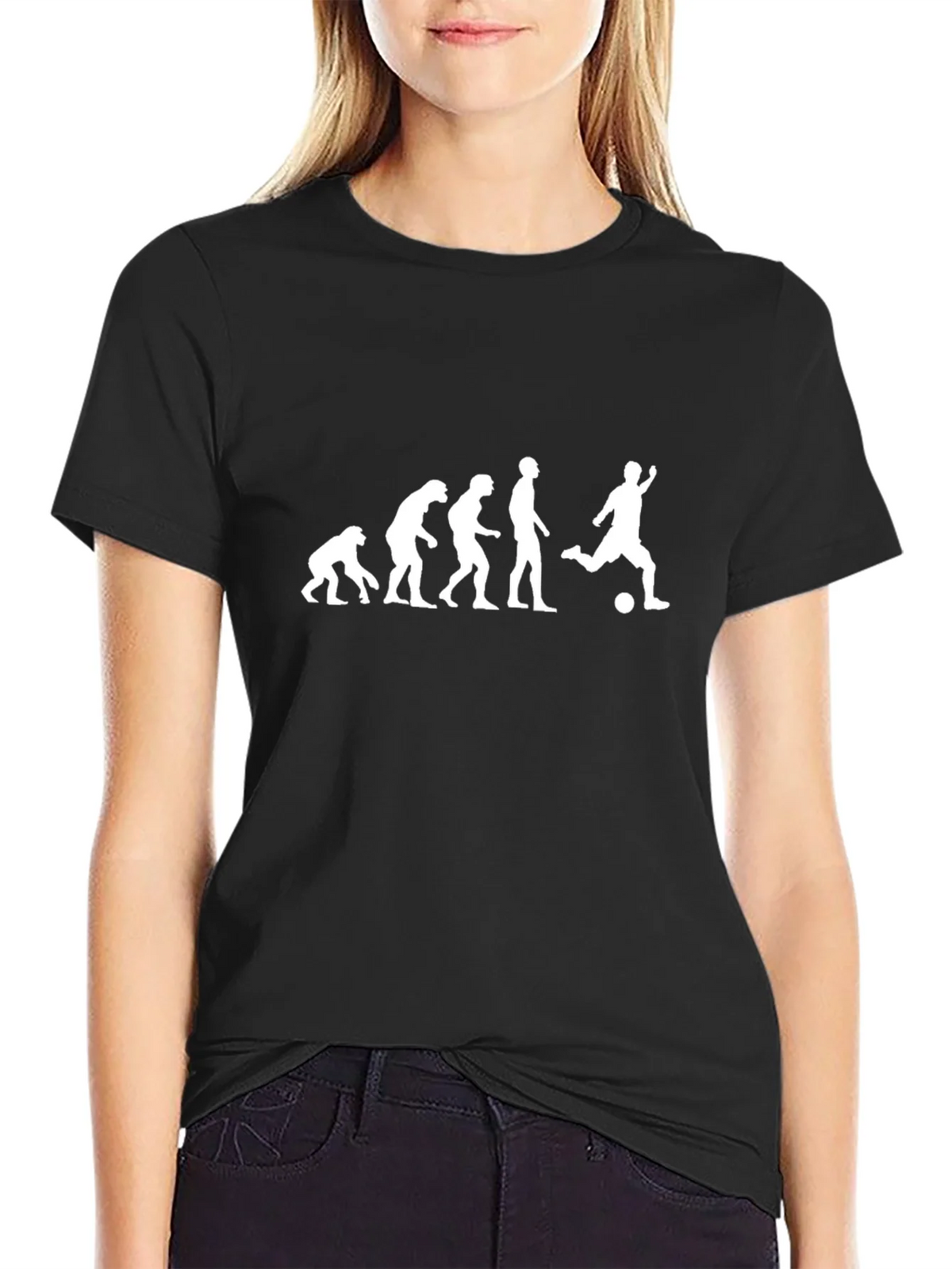 Soccer Evolution Graphic Tee - Black T-Shirt product image 2