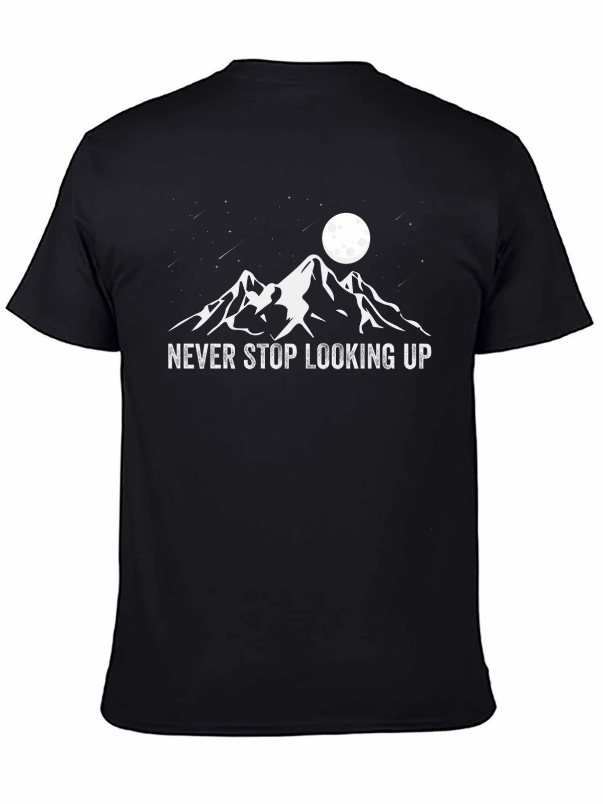 Never Stop Looking Up Black T-Shirt product image 4