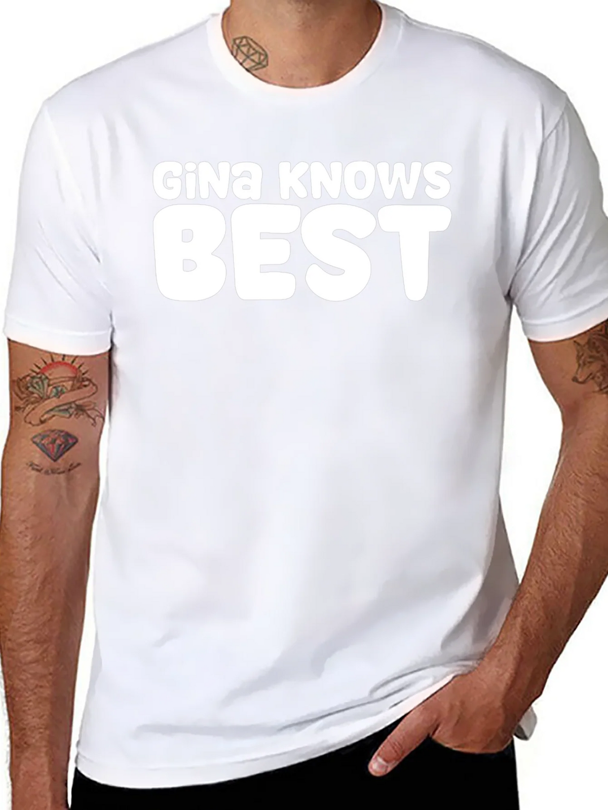 Gina Knows Best Black Graphic Tee product image 7