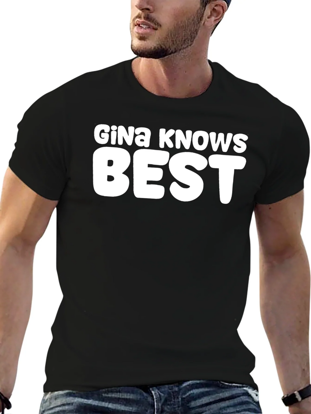 Gina Knows Best Black Graphic Tee product image 6