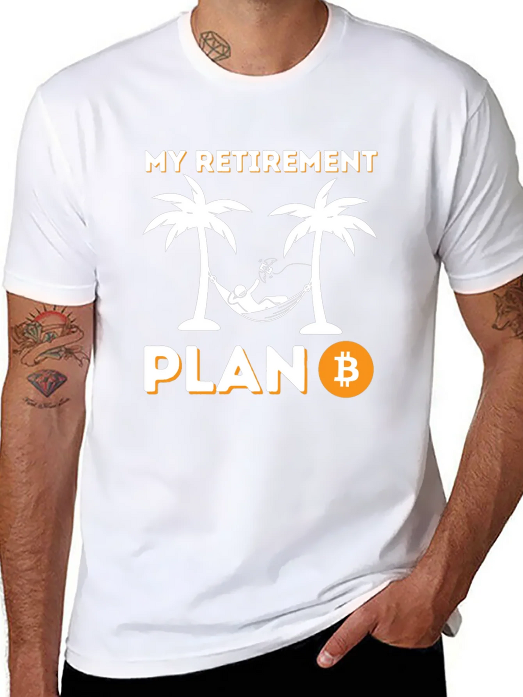 Bitcoin Retirement Plan Graphic T-Shirt product image 7
