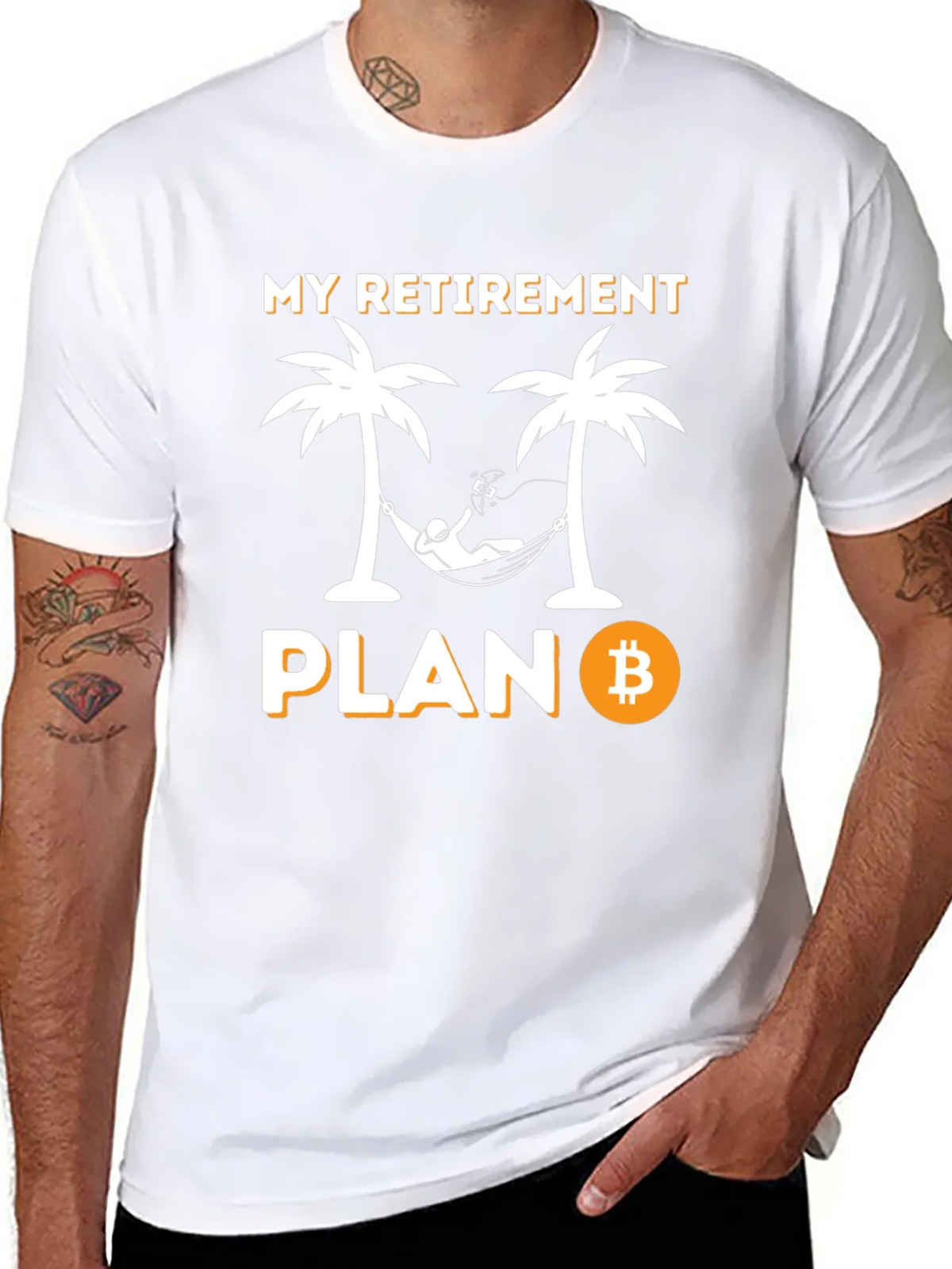 Bitcoin Retirement Plan Graphic T-Shirt product image 7