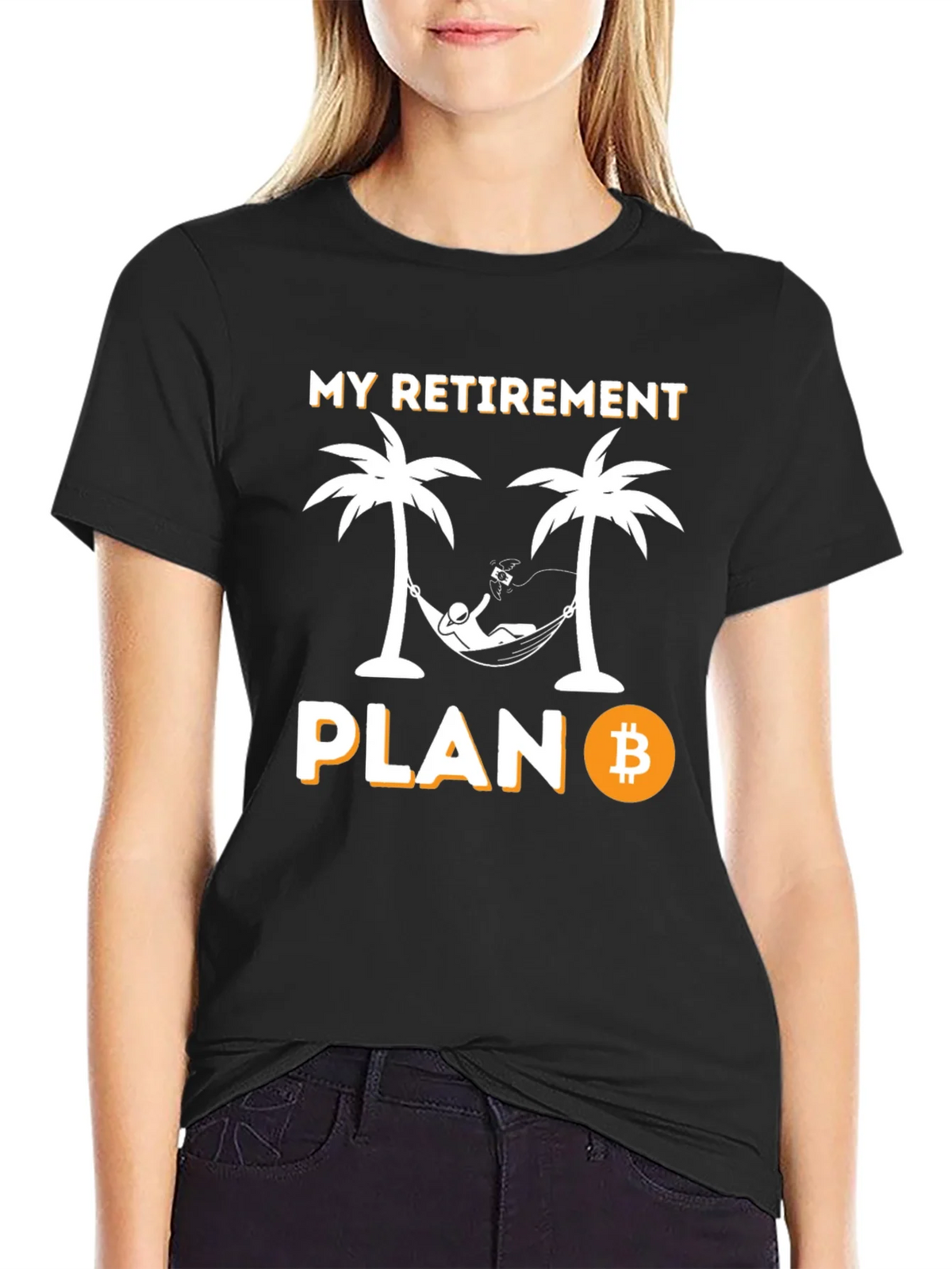 Bitcoin Retirement Plan Graphic T-Shirt product image 2