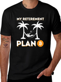 Bitcoin Retirement Plan Graphic T-Shirt product image 1