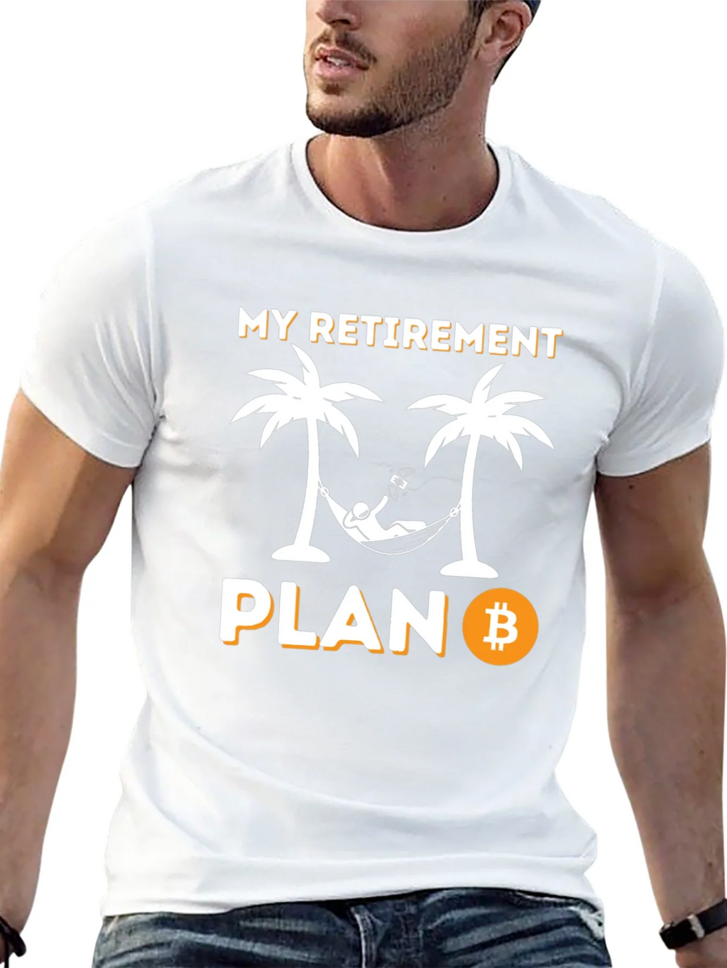 Bitcoin Retirement Plan Graphic T-Shirt product image 12