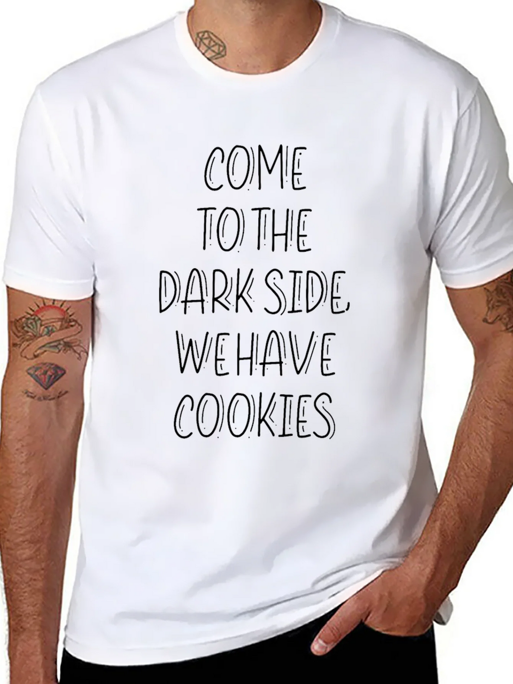 Come To The Dark Side Cookie T-Shirt product image 7