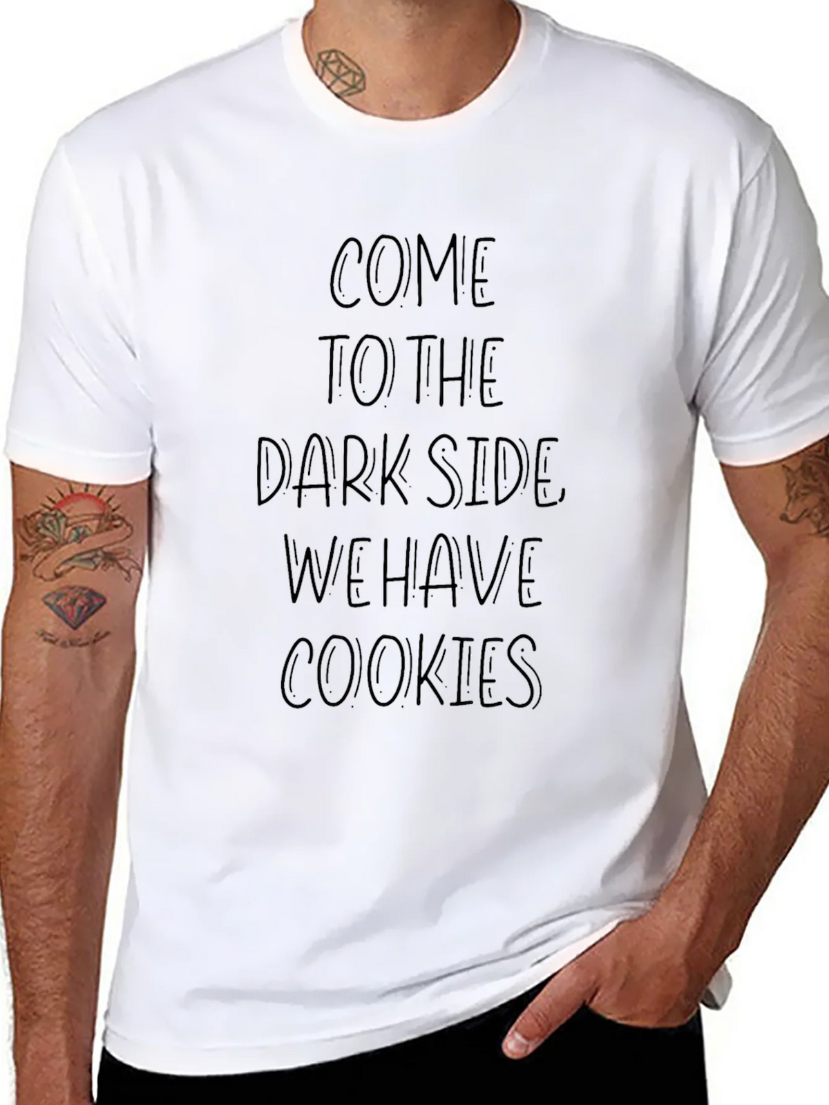 Come To The Dark Side Cookie T-Shirt product image 7